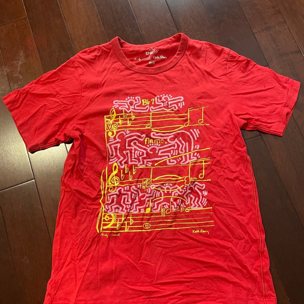 Uniqlo Keith Haring x Andy Warhol 1983 jazz poster